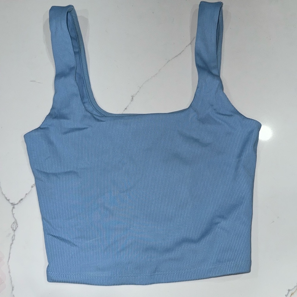 EXPRESS stretchy ribbed cropped tank